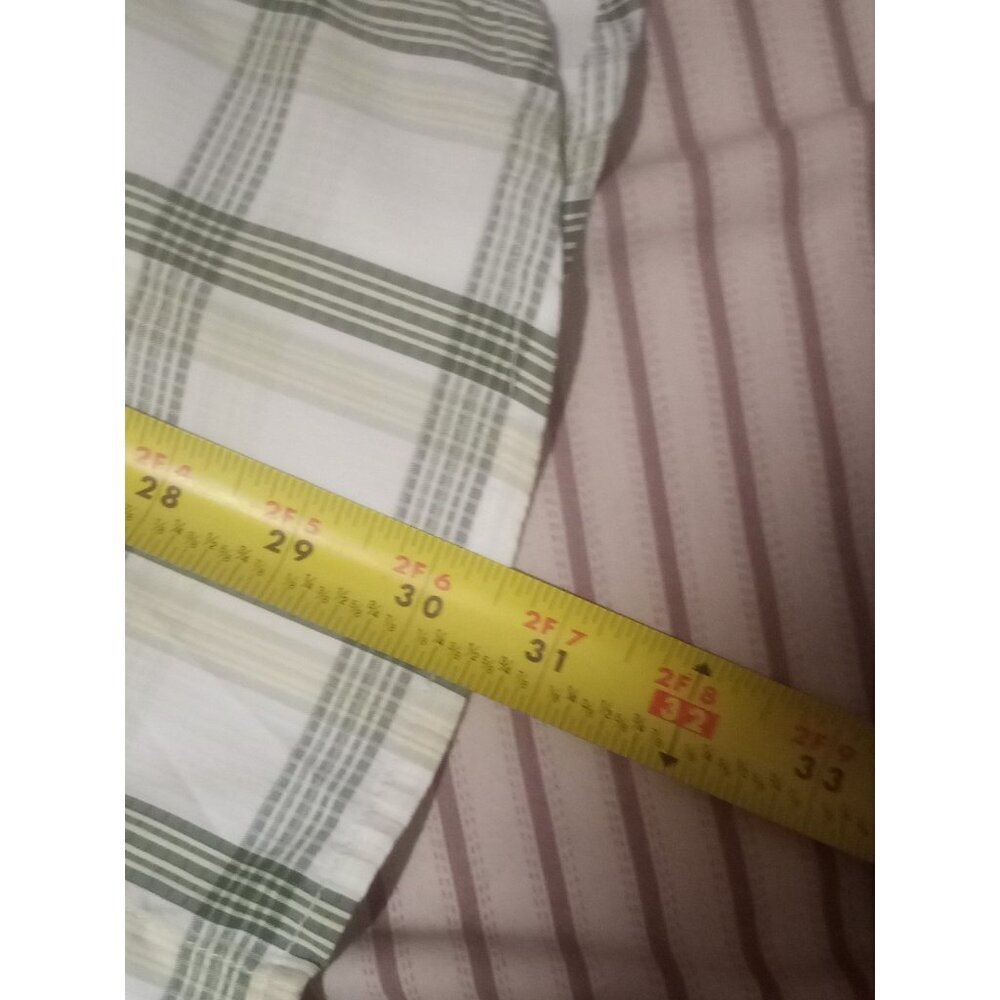 Columbia PFG Omni Shade Long Sleeve Shirt Mens 2XL Green White Plaid Casual - Picture 12 of 12